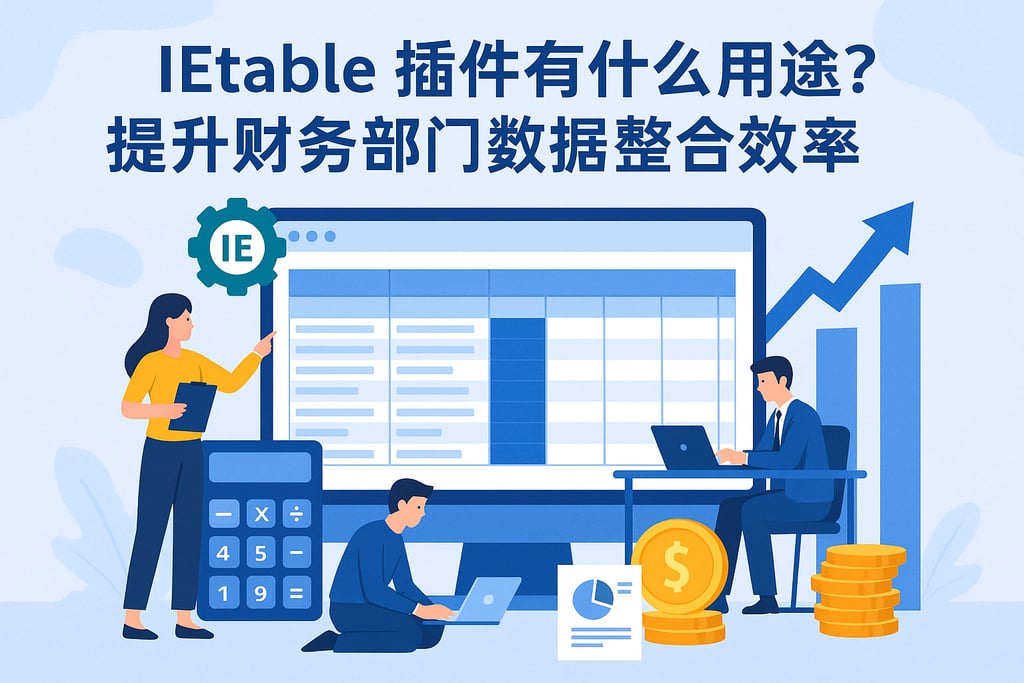 IEtable插件有什么用途？提升财务部门数据整合效率