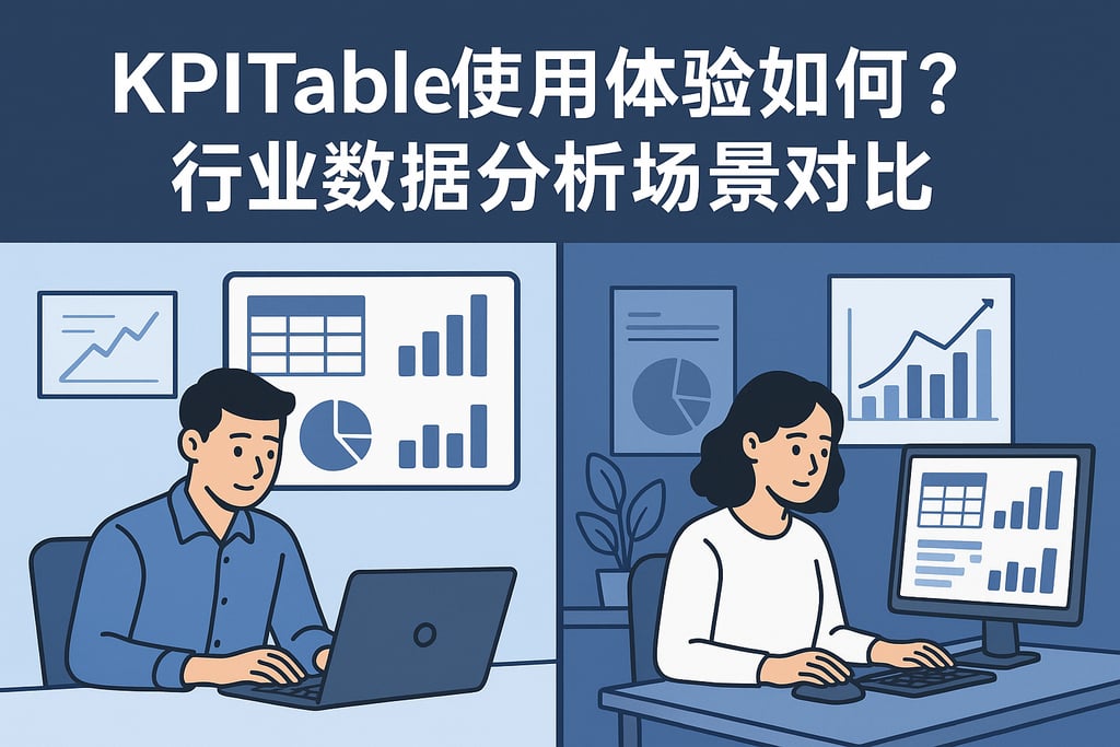 KPITables使用体验如何？行业数据分析场景对比