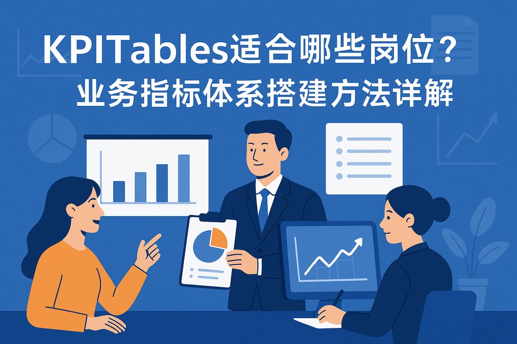 KPITables适合哪些岗位？业务指标体系搭建方法详解