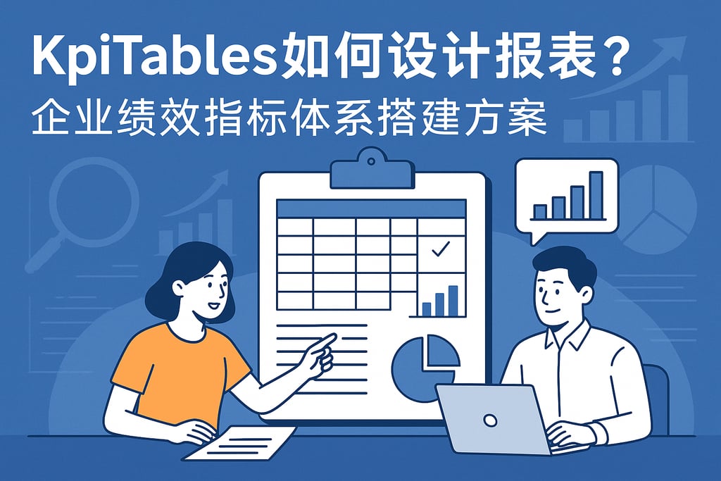 KpiTables如何设计报表？企业绩效指标体系搭建方案