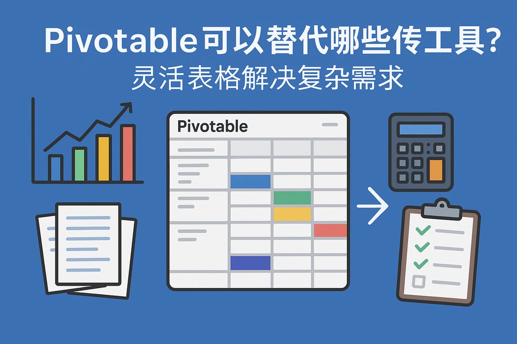 Pivotable可以替代哪些传统工具？灵活表格解决复杂需求