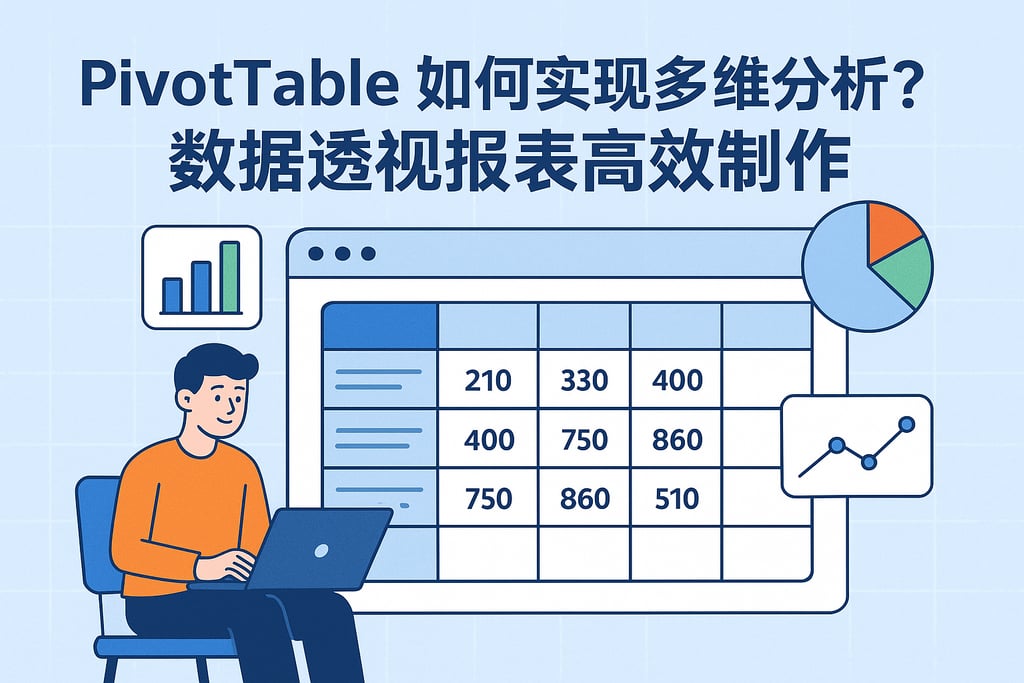 Pivotable如何实现多维分析？数据透视报表高效制作