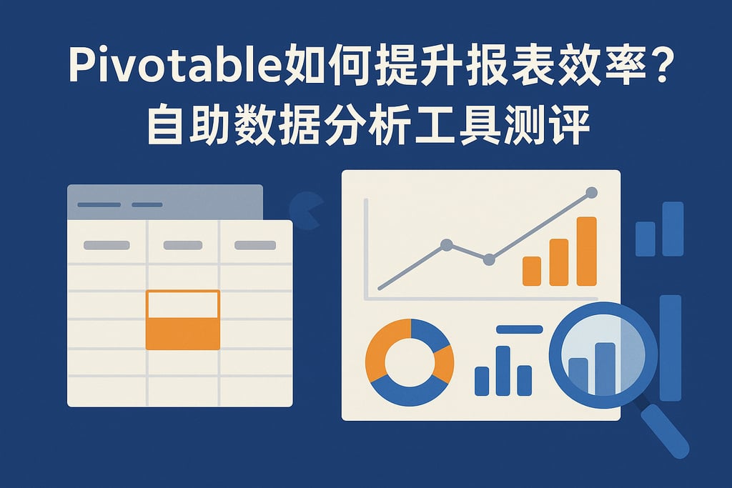 Pivotable如何提升报表效率？自助数据分析工具测评
