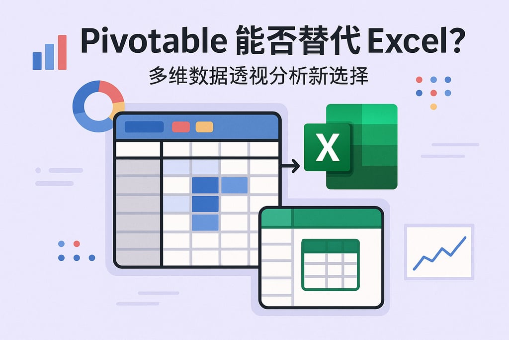 Pivotable能否替代Excel？多维数据透视分析新选择