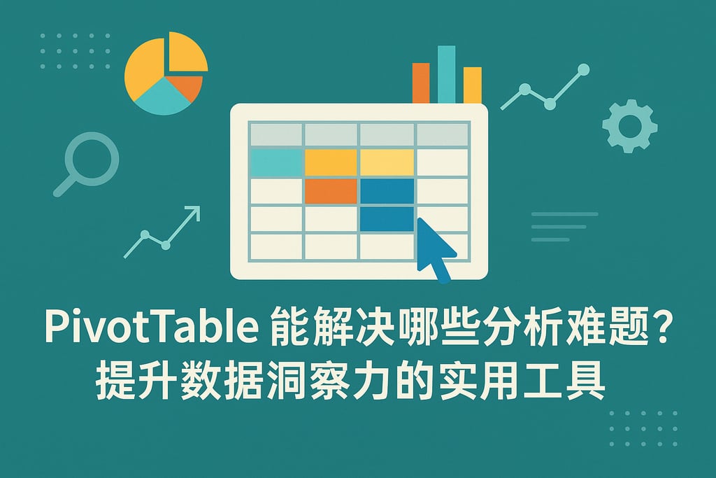 Pivotable能解决哪些分析难题？提升数据洞察力的实用工具。