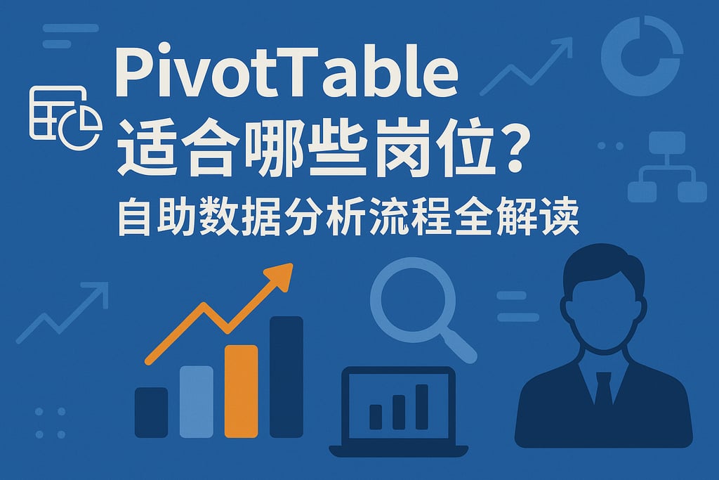 Pivotable适合哪些岗位？自助数据分析流程全解读