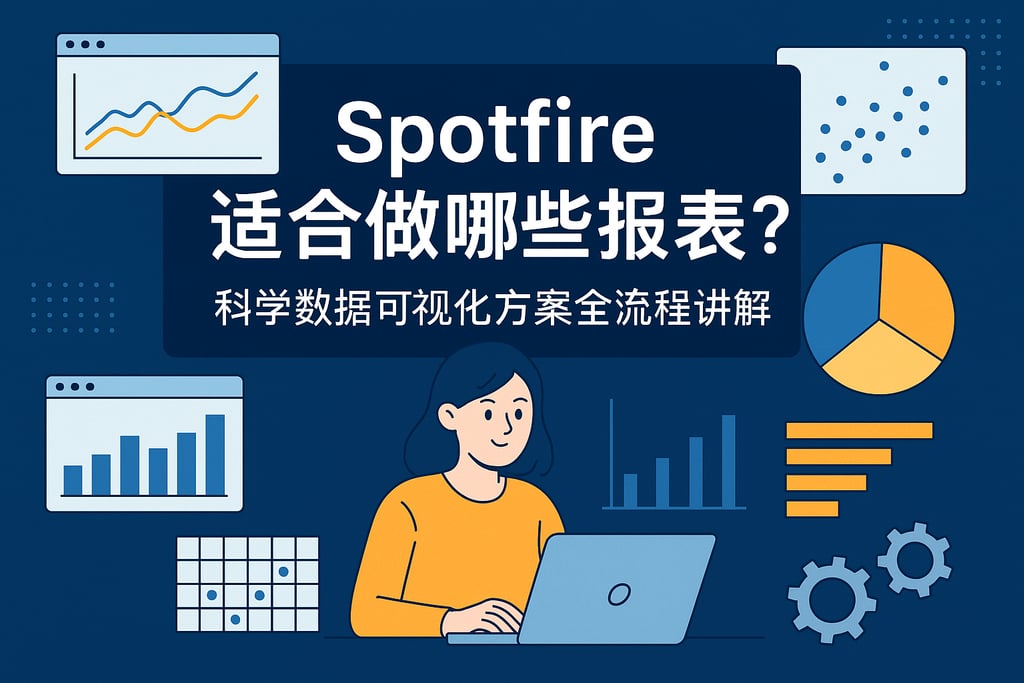Spotfire适合做哪些报表？科学数据可视化方案全流程讲解