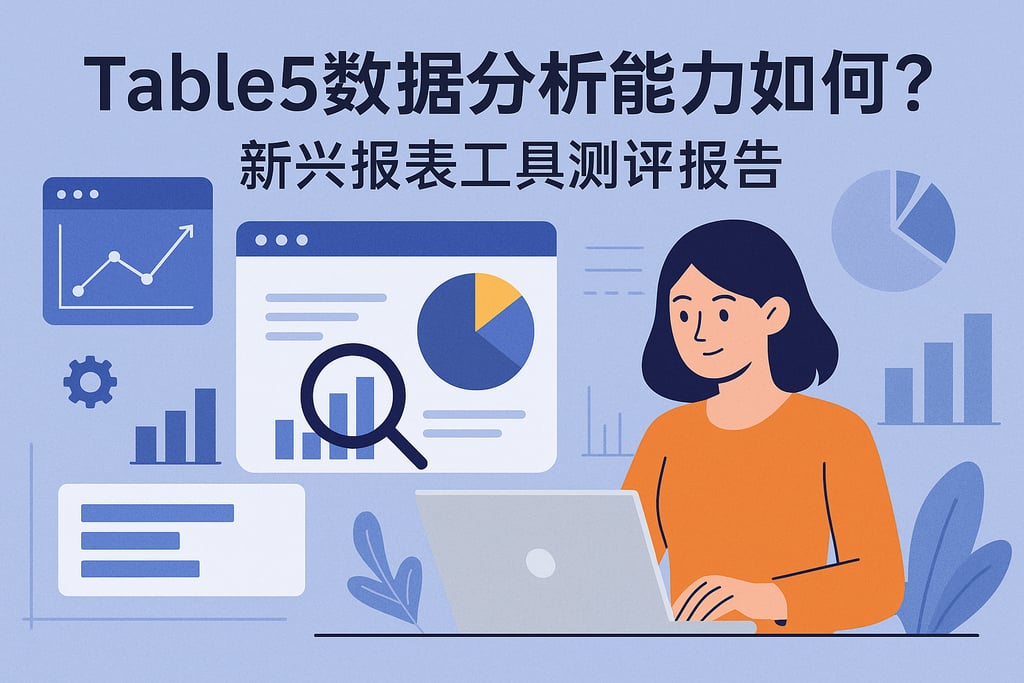 Table5数据分析能力如何？新兴报表工具测评报告