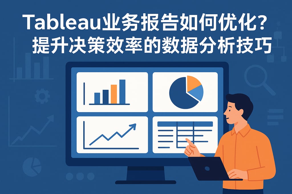 Tableau业务报告如何优化？提升决策效率的数据分析技巧