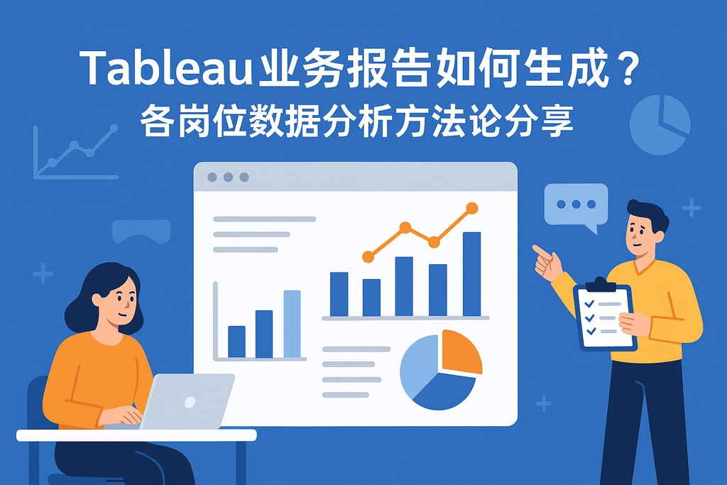 Tableau业务报告如何生成？各岗位数据分析方法论分享