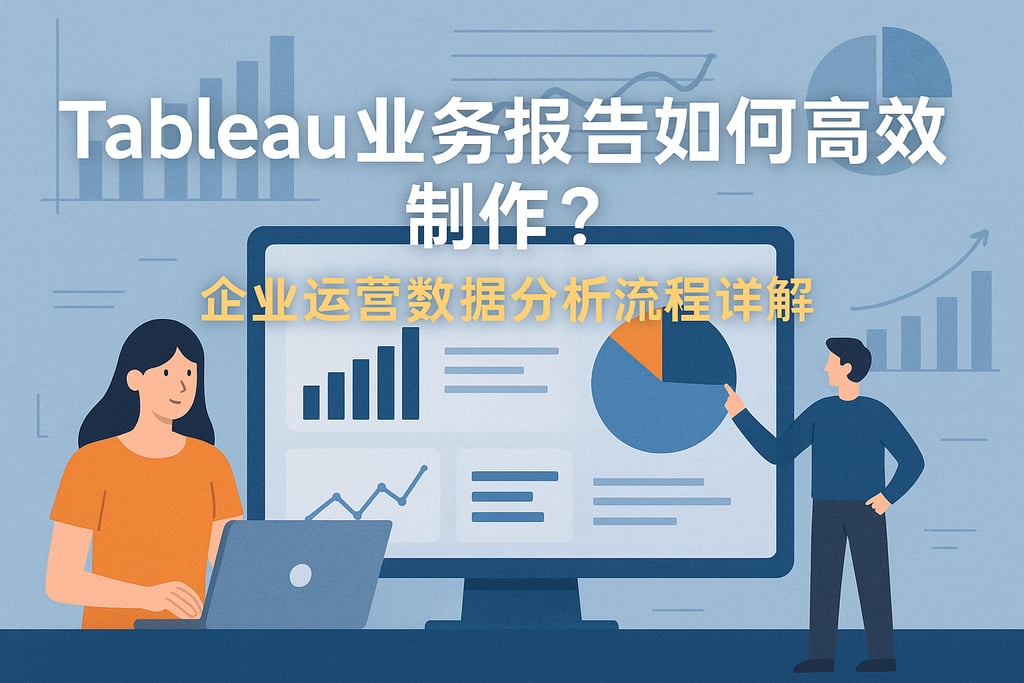 Tableau业务报告如何高效制作？企业运营数据分析流程详解
