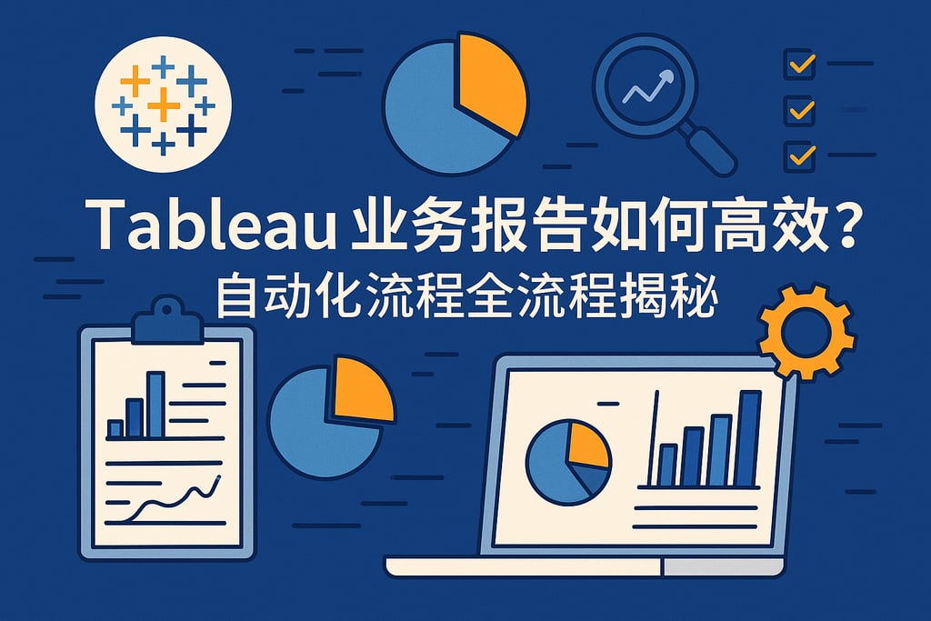 Tableau业务报告如何高效生成？自动化流程全流程揭秘