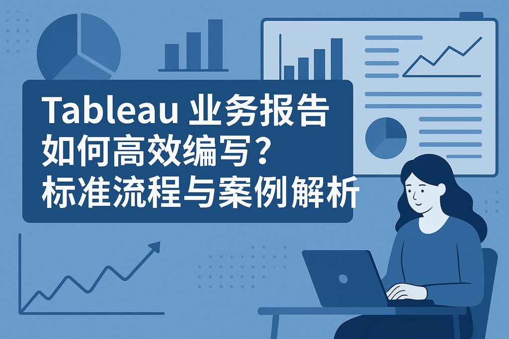 Tableau业务报告如何高效编写？标准流程与案例解析