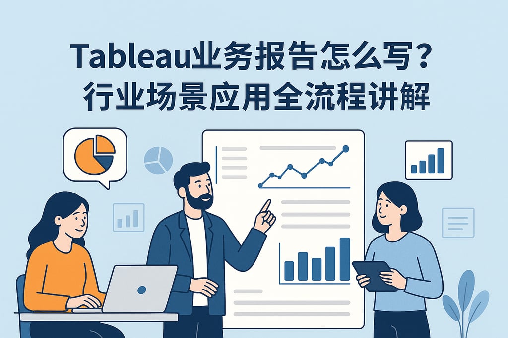 Tableau业务报告怎么写？行业场景应用全流程讲解