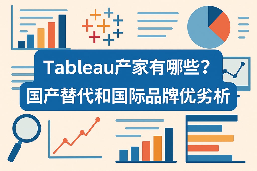 Tableau产家有哪些？国产替代和国际品牌优劣分析