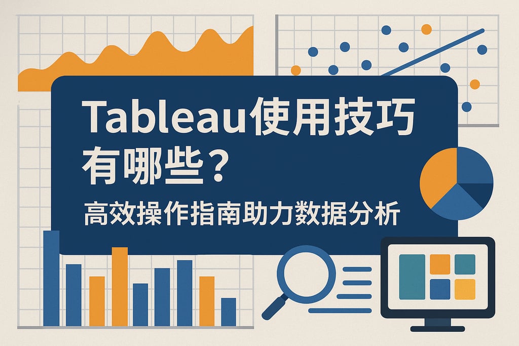 Tableau使用技巧有哪些？高效操作指南助力数据分析