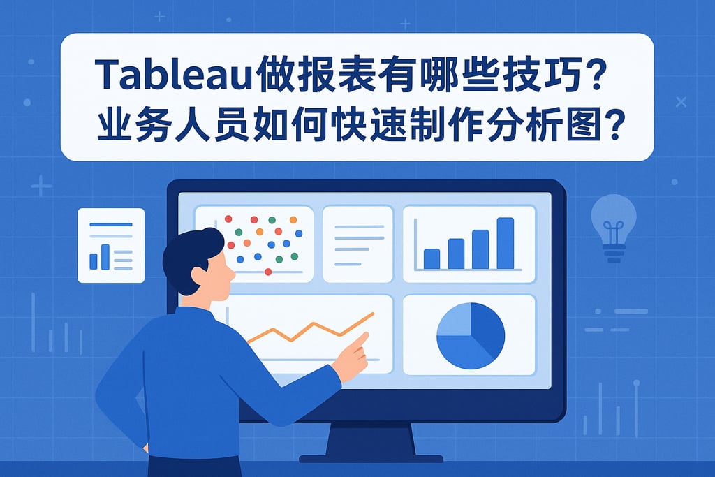 Tableau做报表有哪些技巧？业务人员如何快速制作分析图表？