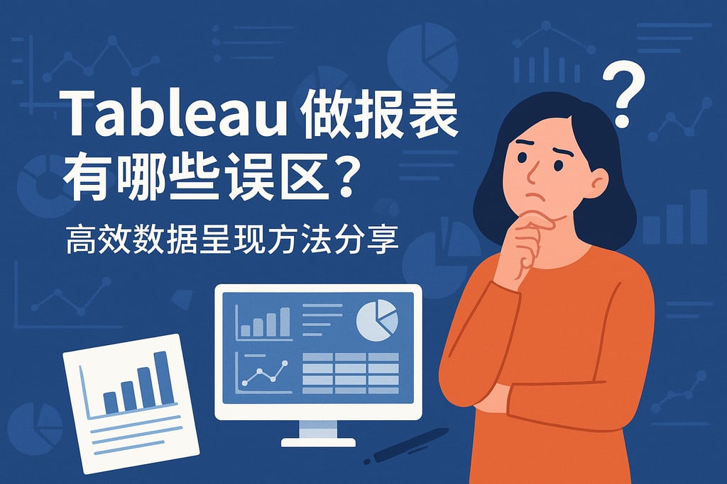 Tableau做报表有哪些误区？高效数据呈现方法分享
