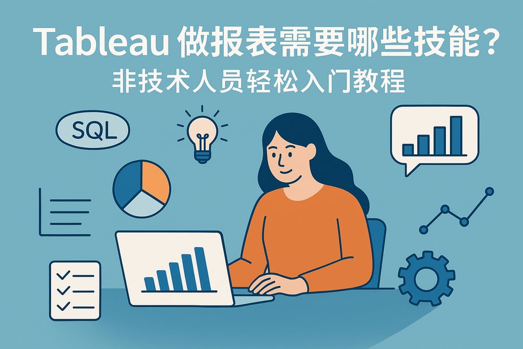 Tableau做报表需要哪些技能？非技术人员轻松入门教程