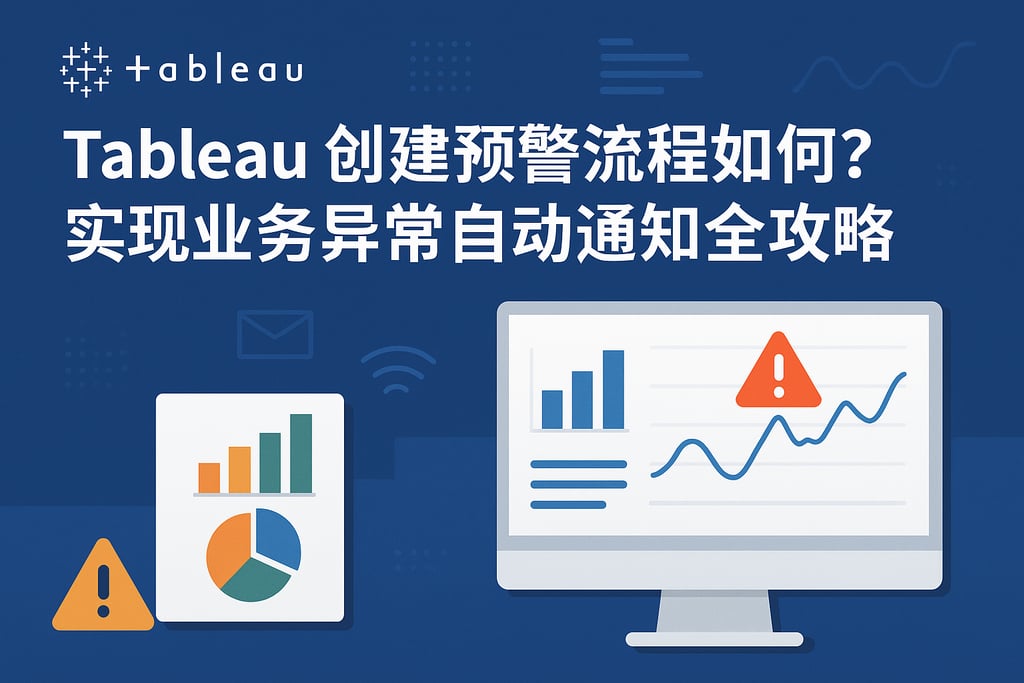 Tableau创建预警流程如何？实现业务异常自动通知全攻略。