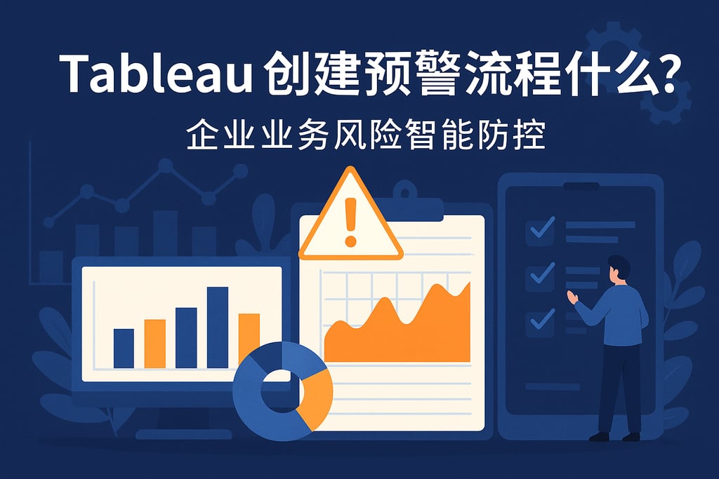Tableau创建预警流程是什么？企业业务风险智能防控