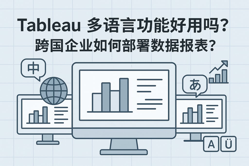 Tableau多语言功能好用吗？跨国企业如何部署数据报表？