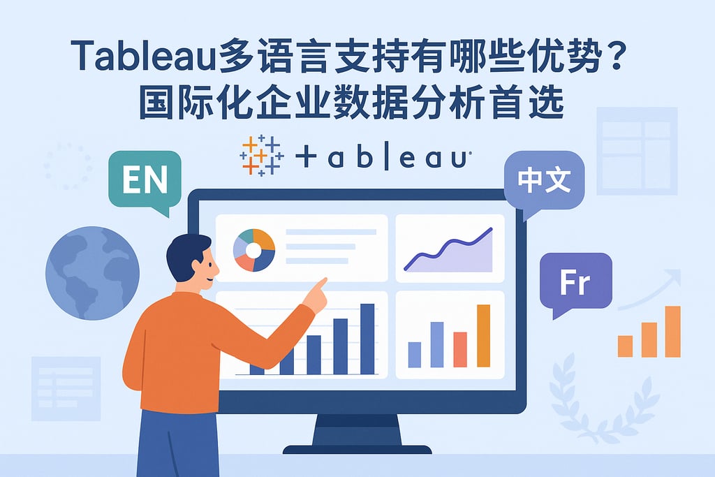 Tableau多语言支持有哪些优势？国际化企业数据分析首选
