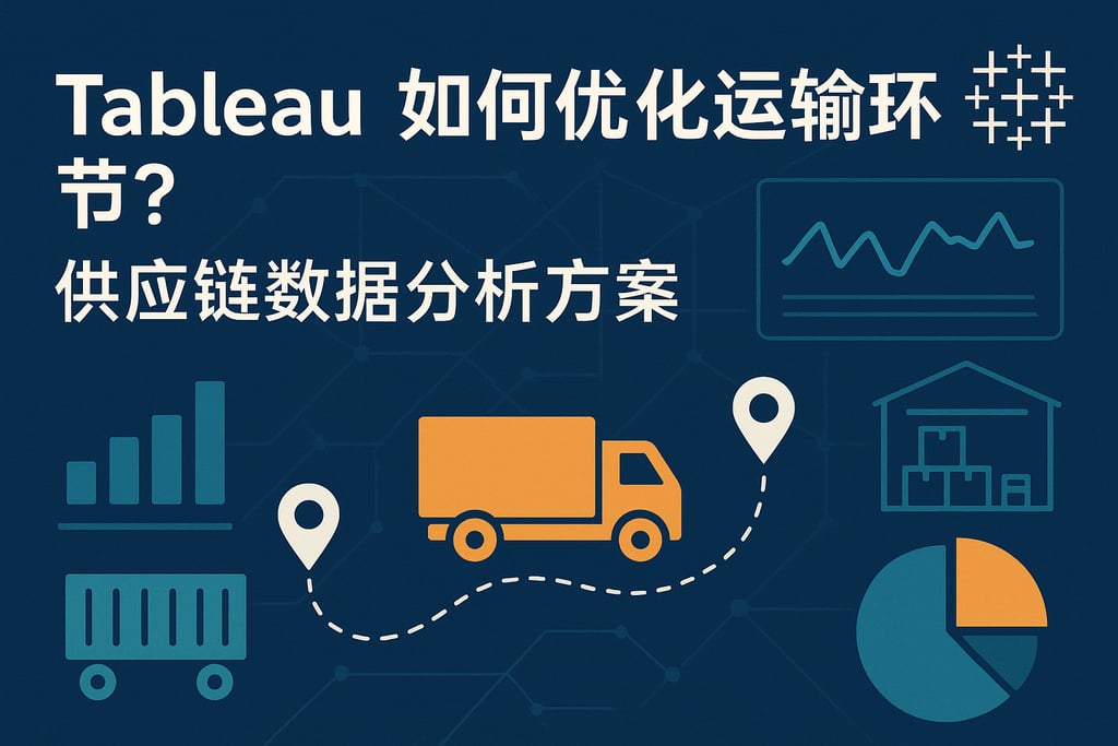 Tableau如何优化运输环节？供应链数据分析方案