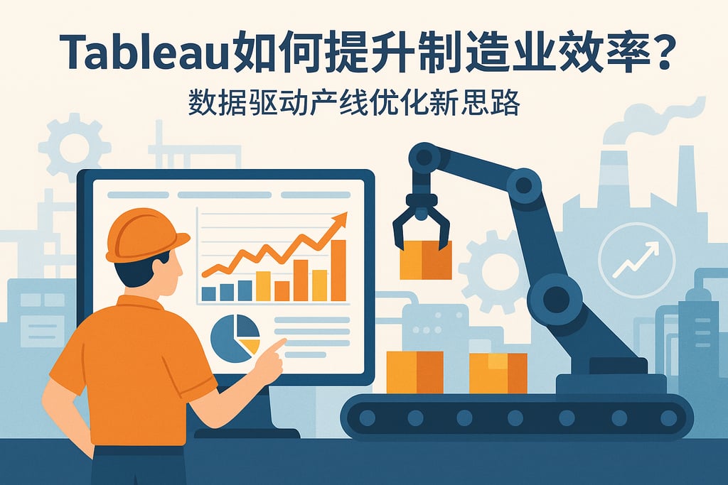 Tableau如何提升制造业效率？数据驱动产线优化新思路