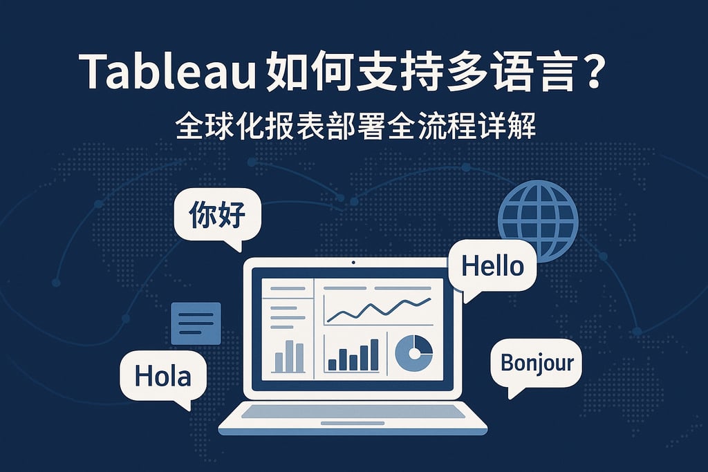 Tableau如何支持多语言？全球化报表部署全流程详解