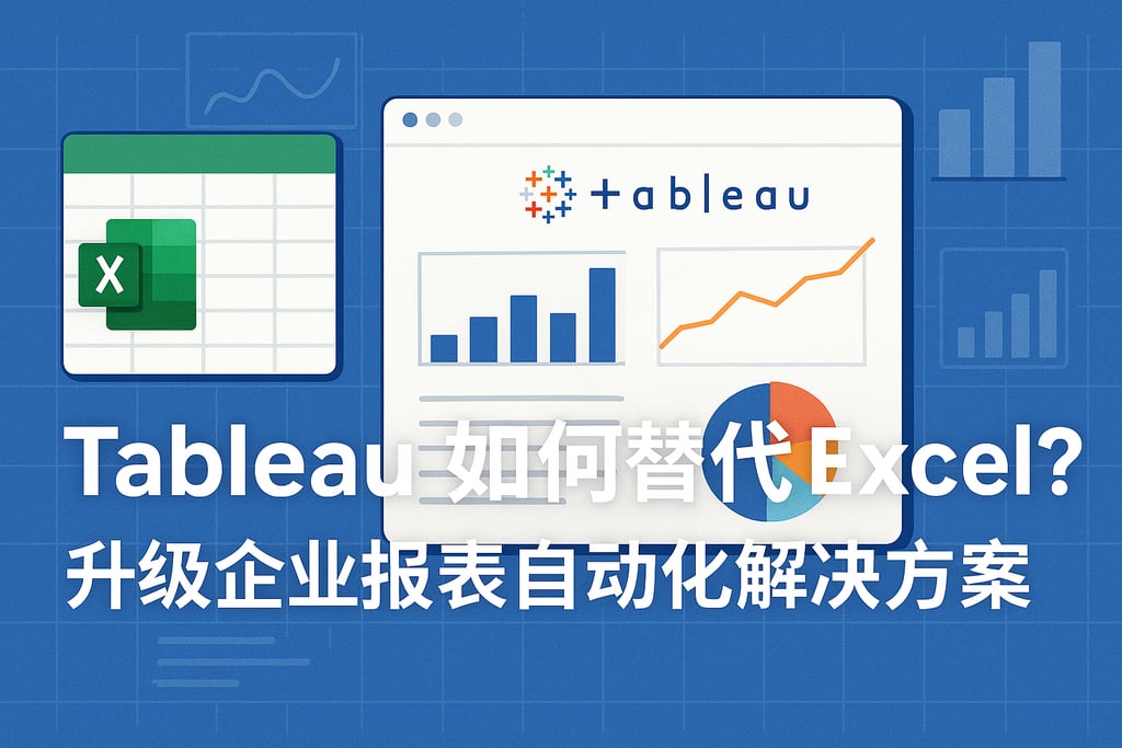 Tableau如何替代Excel？升级企业报表自动化解决方案