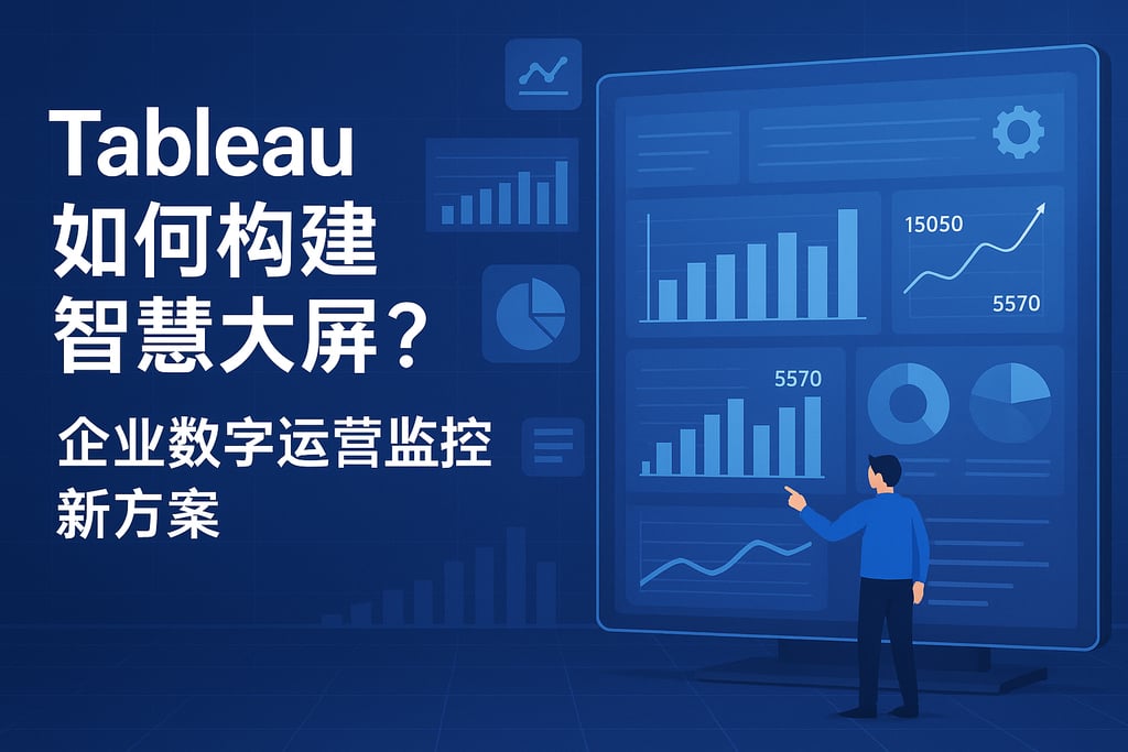 Tableau如何构建智慧大屏？企业数字运营监控新方案