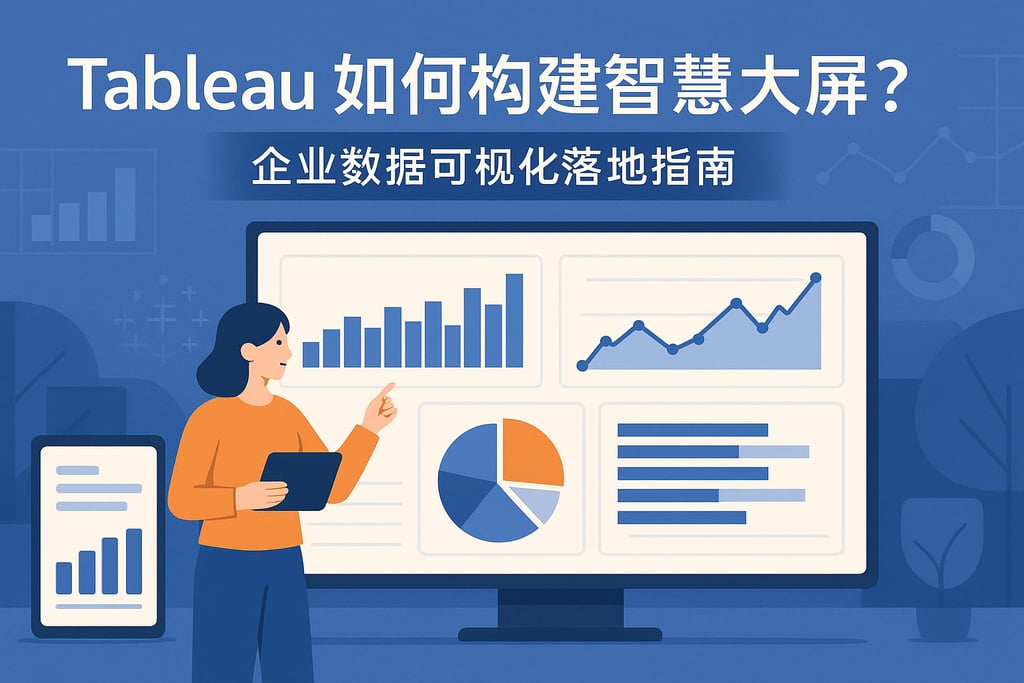 Tableau如何构建智慧大屏？企业数据可视化落地指南