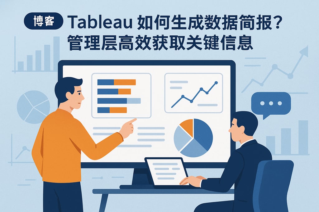 Tableau如何生成数据简报？管理层高效获取关键信息