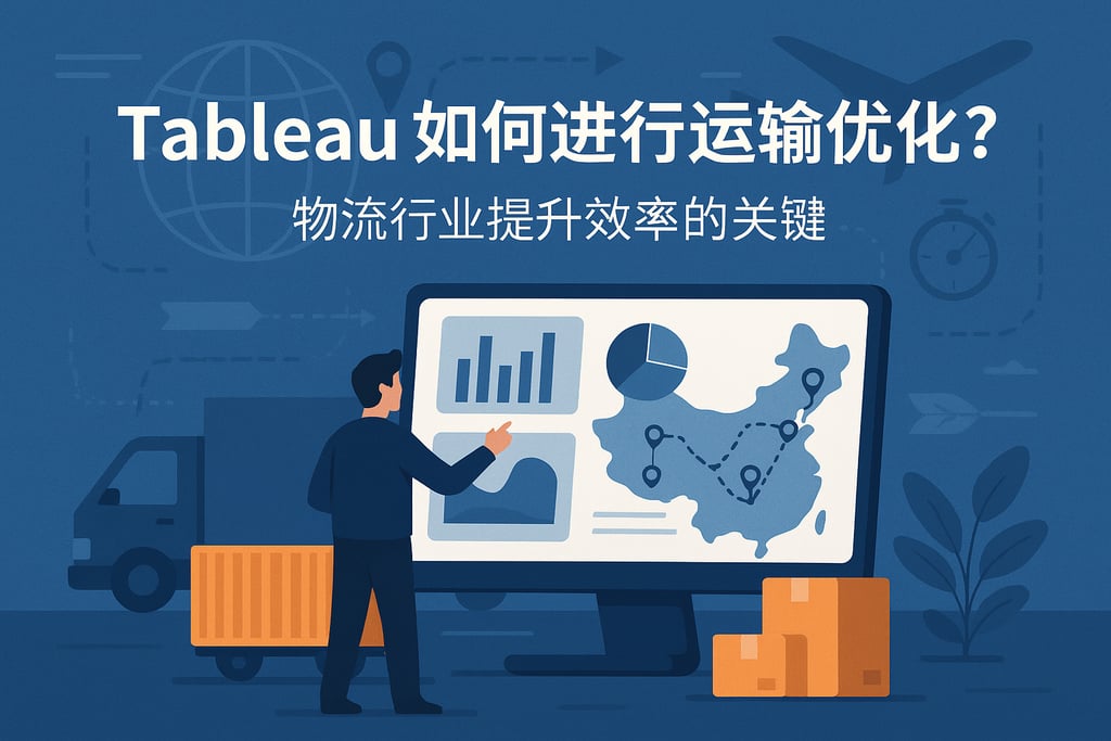Tableau如何进行运输优化？物流行业提升效率的关键