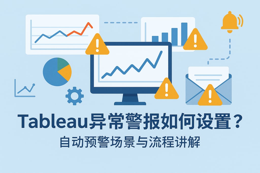 Tableau异常警报如何设置？自动预警场景与流程讲解