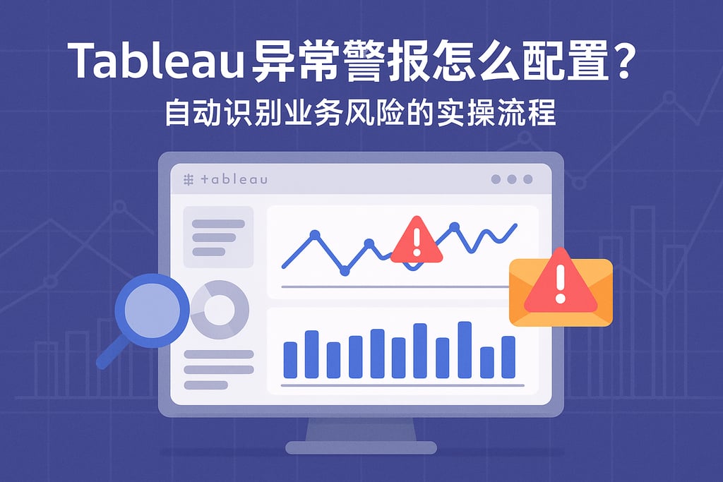 Tableau异常警报怎么配置？自动识别业务风险的实操流程