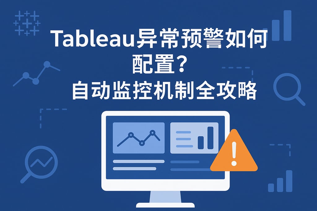 Tableau异常预警如何配置？自动监控机制全攻略