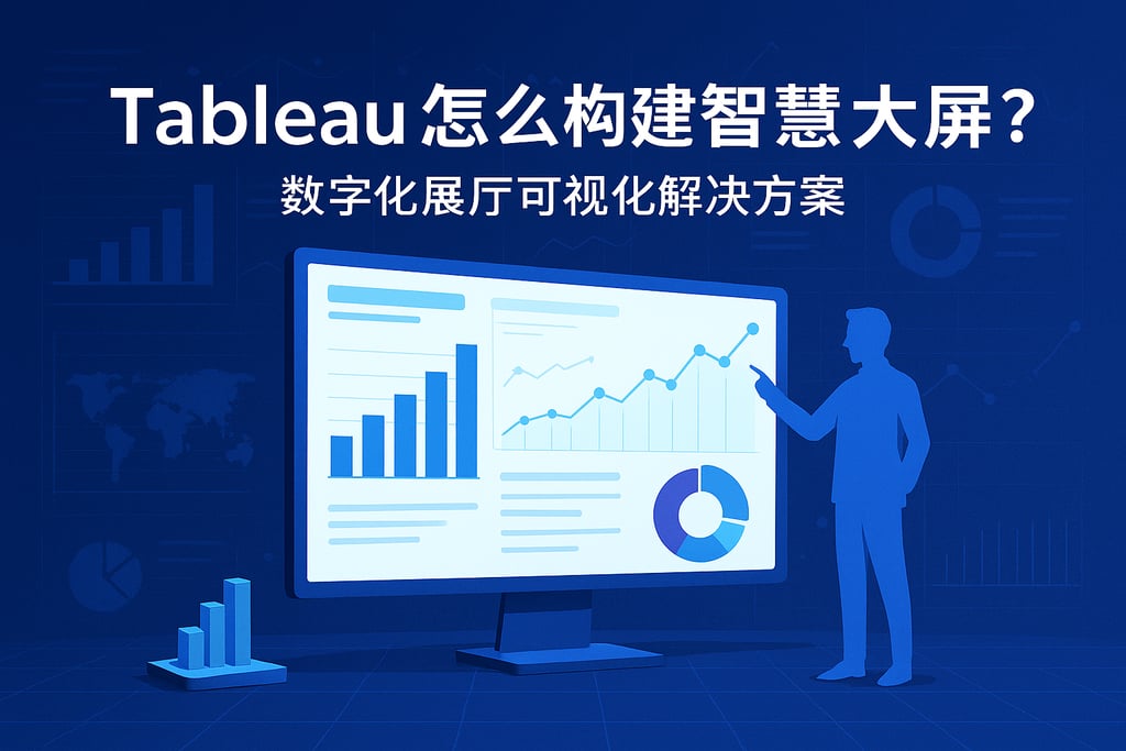 Tableau怎么构建智慧大屏？数字化展厅可视化解决方案