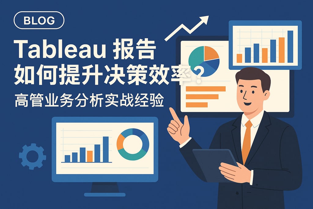 Tableau报告如何提升决策效率？高管业务分析实战经验