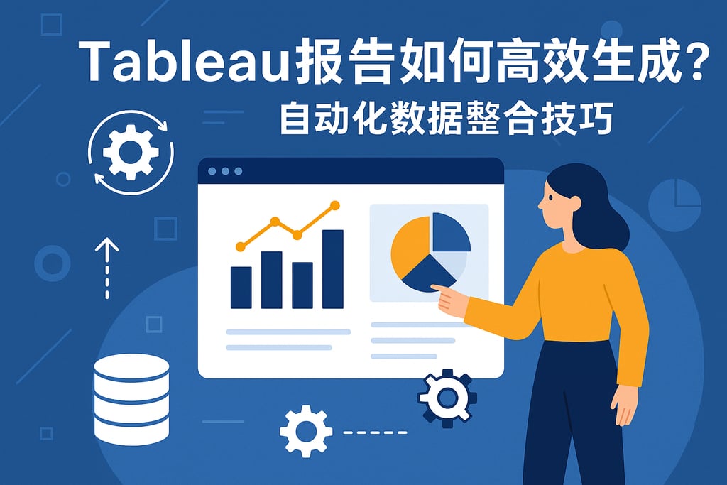 Tableau报告如何高效生成？自动化数据整合技巧