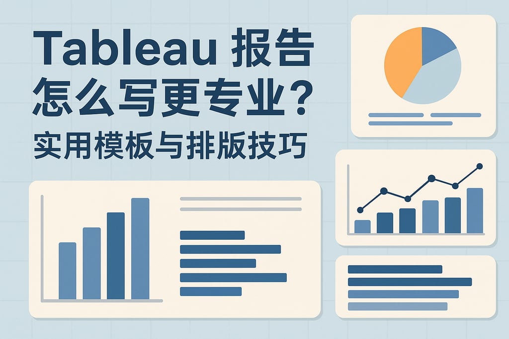 Tableau报告怎么写更专业？实用模板与排版技巧