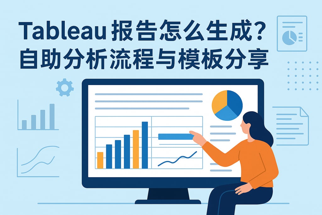 Tableau报告怎么生成？自助分析流程与模板分享
