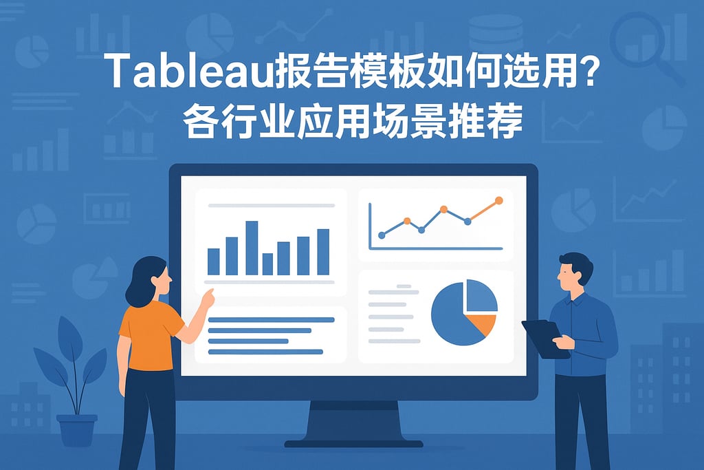 Tableau报告模板如何选用？各行业应用场景推荐