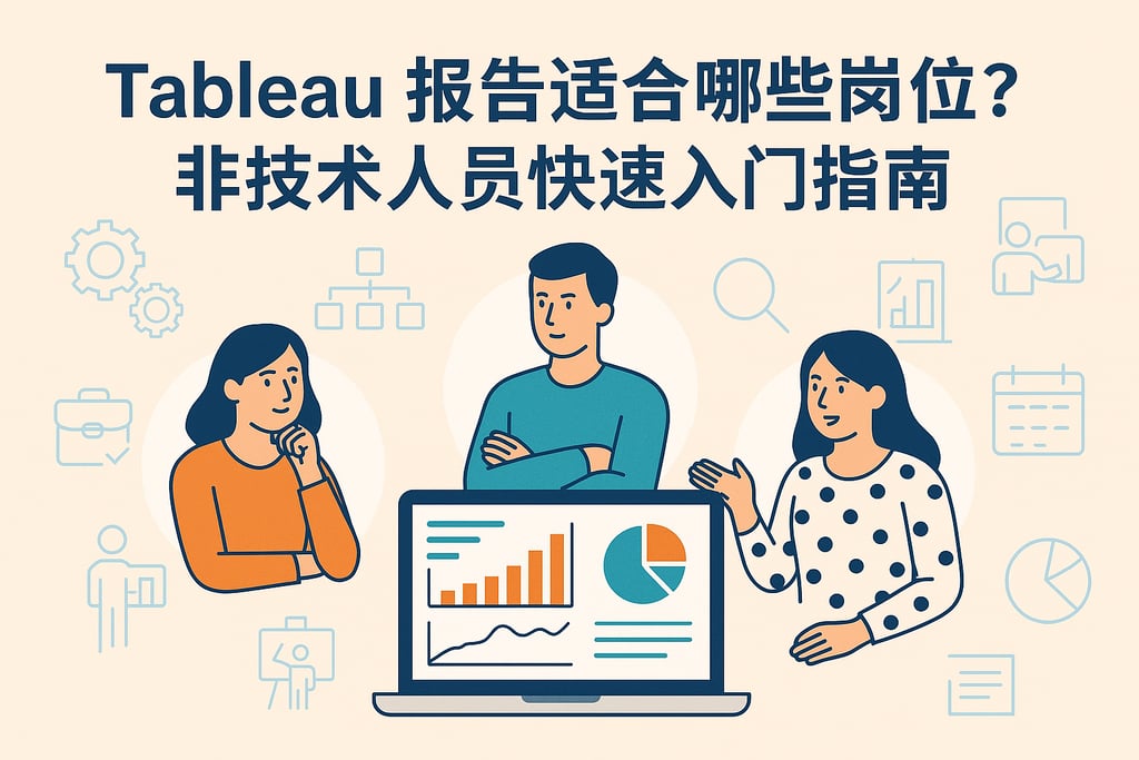 Tableau报告适合哪些岗位？非技术人员快速入门指南