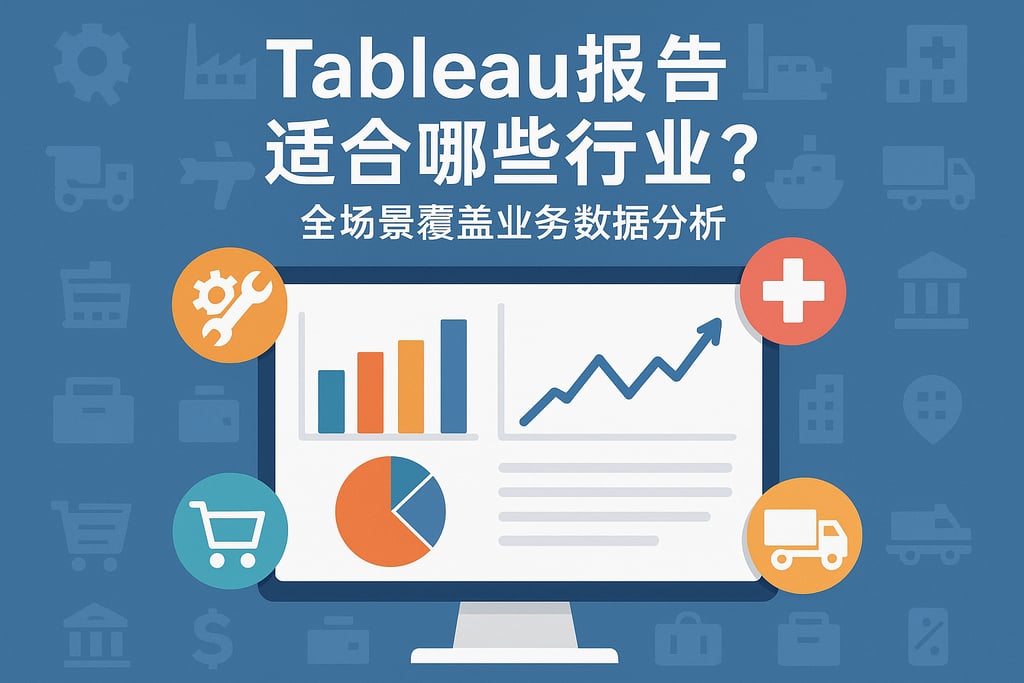 Tableau报告适合哪些行业？全场景覆盖业务数据分析