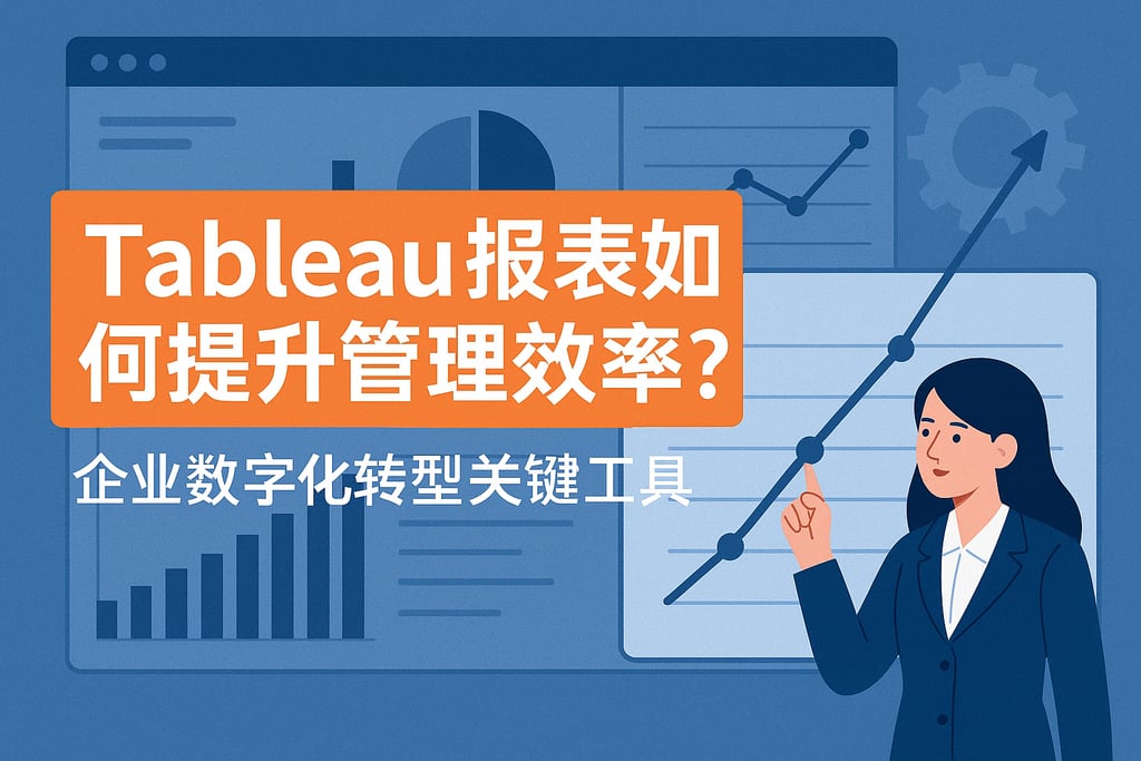 Tableau报表如何提升管理效率？企业数字化转型关键工具