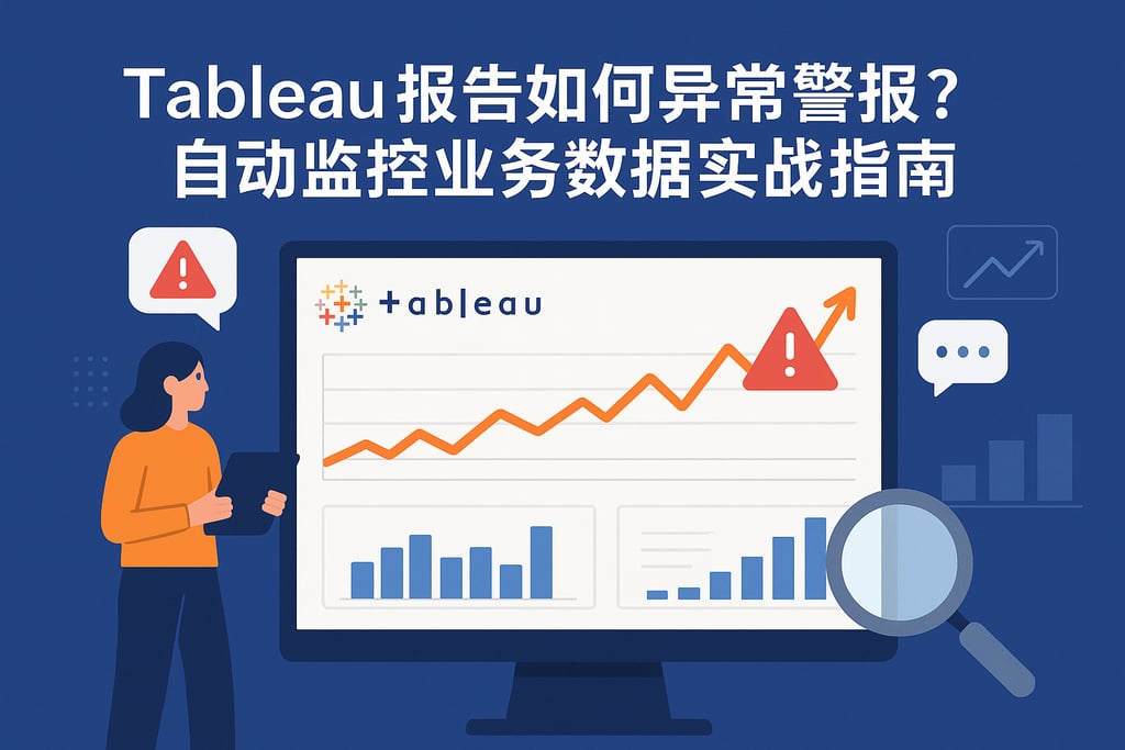 Tableau报表如何生成异常警报？自动监控业务数据实战指南