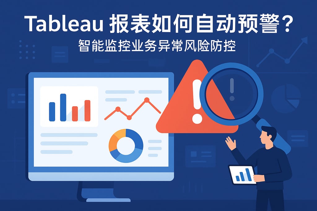 Tableau报表如何自动预警？智能监控业务异常风险防控