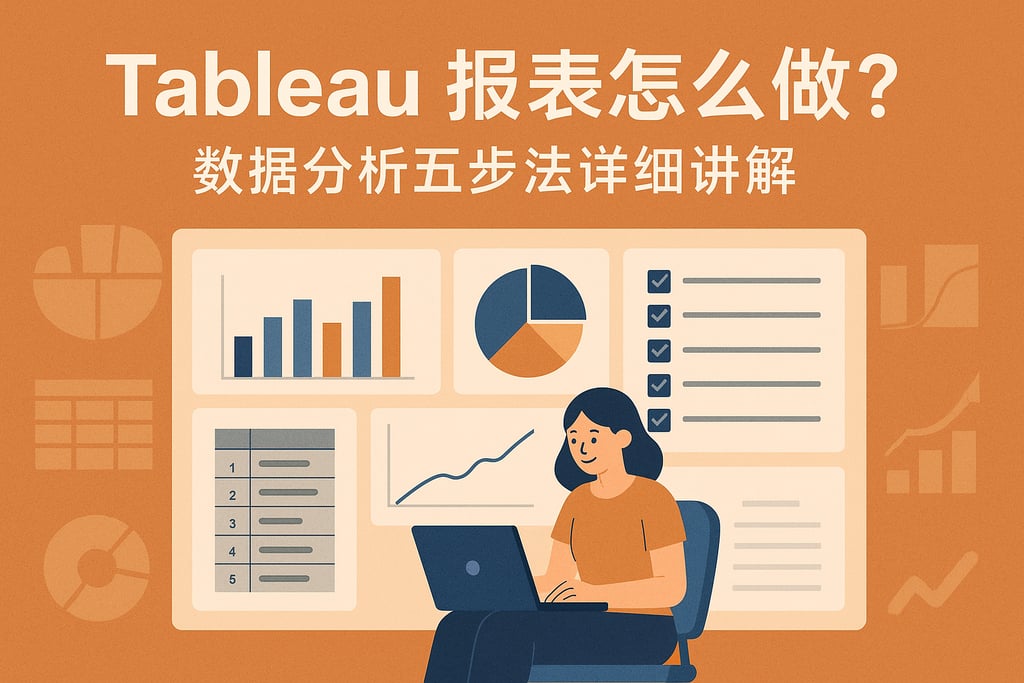 Tableau报表怎么做？数据分析五步法详细讲解